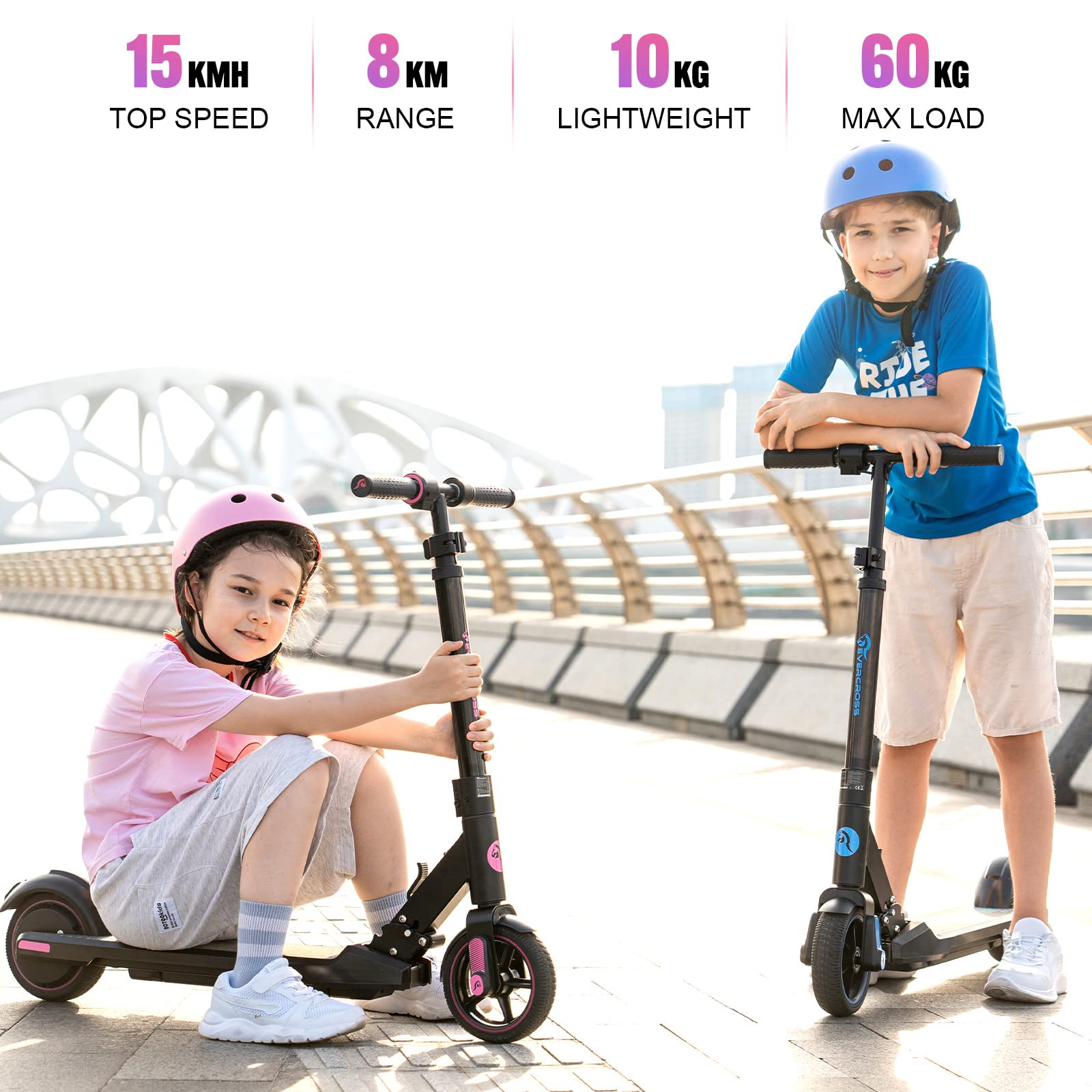 EVERCROSS EV06C Electric Scooter, 6.5 Inch Folding Electric